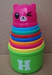 Stacking Cups 9's Assorted colours Edunation South Africa Fine Motor Development