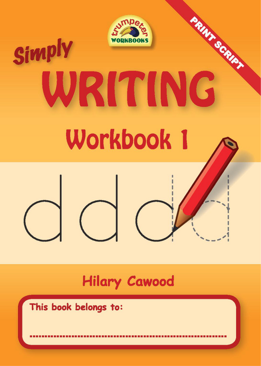 Book Simply Writing 1 - Print Script - Edunation South Africa