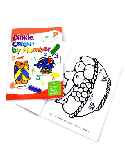 Book - Dinkie Colour by Number