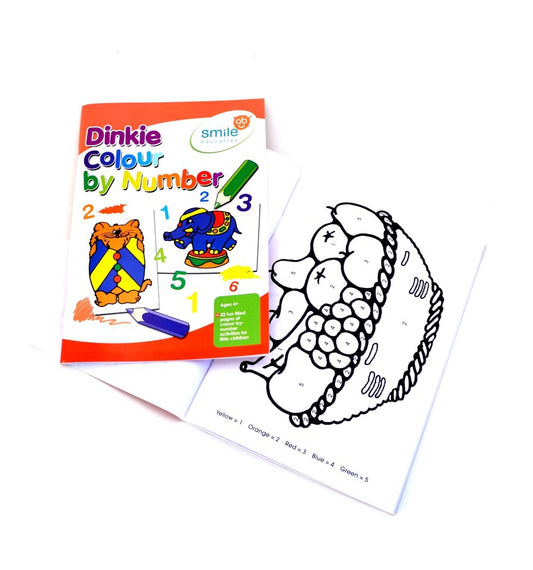 Book - Dinkie Colour by Number