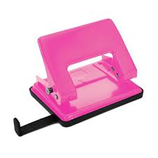 Office Punch Metal Pink 15 sheets