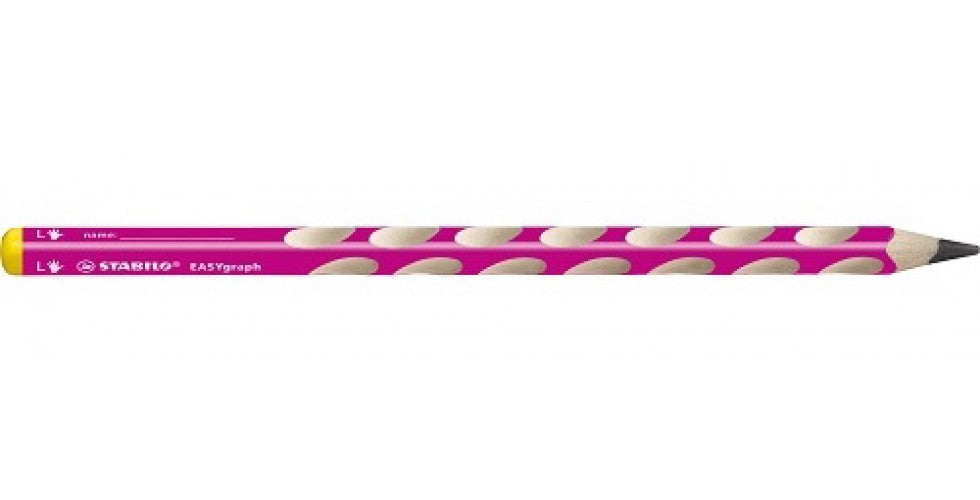 Pencil Easy Graph Ergonomic Left-handers Pink - Edunation South Africa