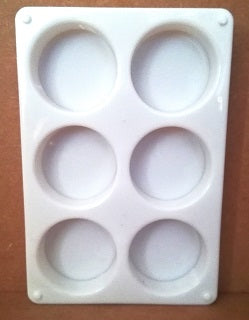 Paint Tempera Block 6 Well 57mm - Empty Tray