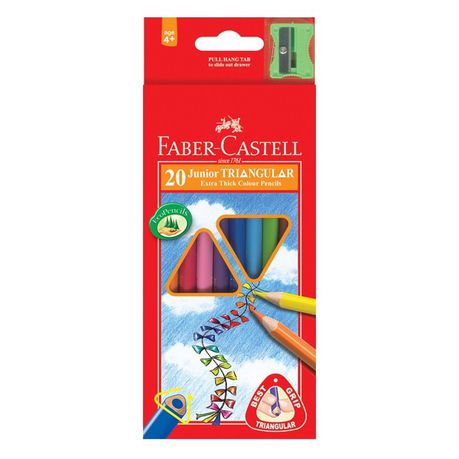 Junior Triangular Colour Pencils 20's
