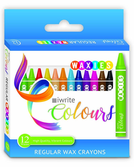 Wax Crayons Regular 12's Iwrite - Edunation South Africa