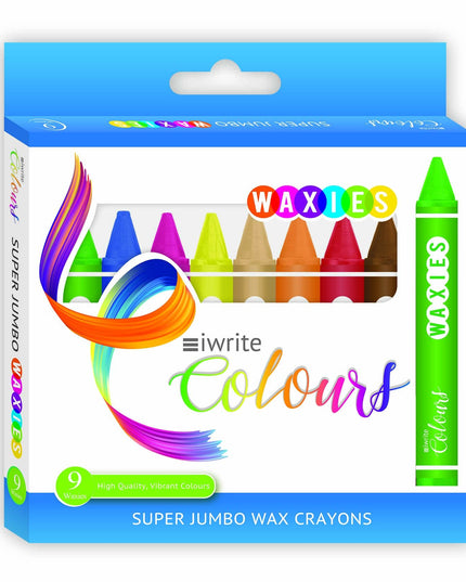 Jumbo Wax Crayons 9's Iwrite - Edunation South Africa