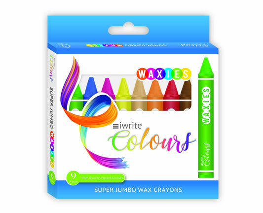 Jumbo Wax Crayons 9's Iwrite - Edunation South Africa