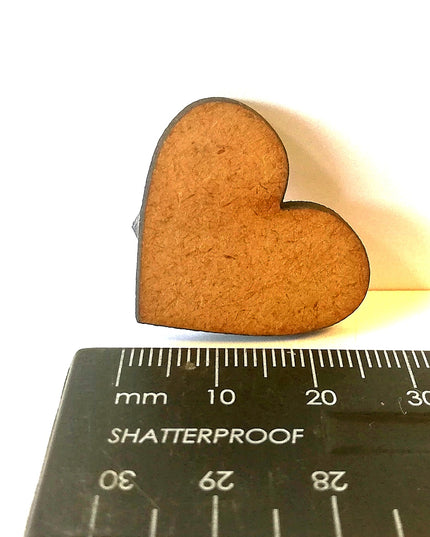 Hout - Laser - Heart 3cm