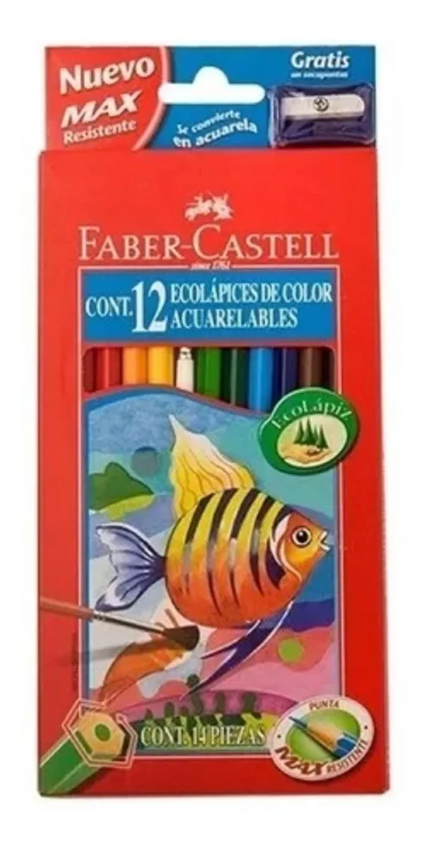 Aquarelle Colour Pencils 12's – Edunation