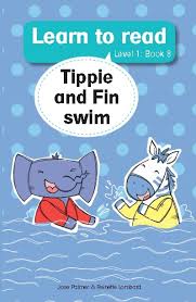 Book - Learn to read Level 1 Book 8 - Tippie and Fin swim - Edunation South Africa