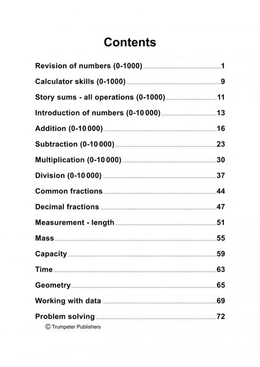 Book Simply Maths Workbook 4 Edunation South Africa Intermediate Phase