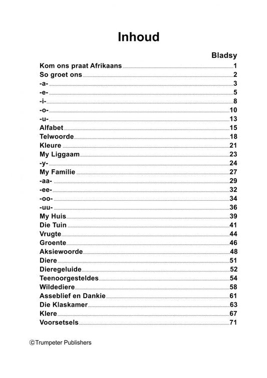 Boek Afrikaans - Geniet dit 1 Edunation South Africa Foundation Phase