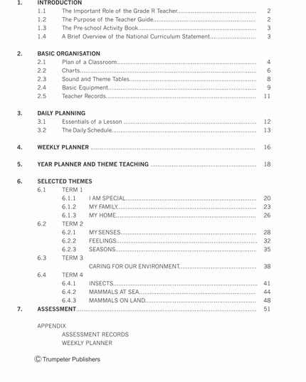 Book Pre School Activity - Teacher Guide - Edunation South Africa