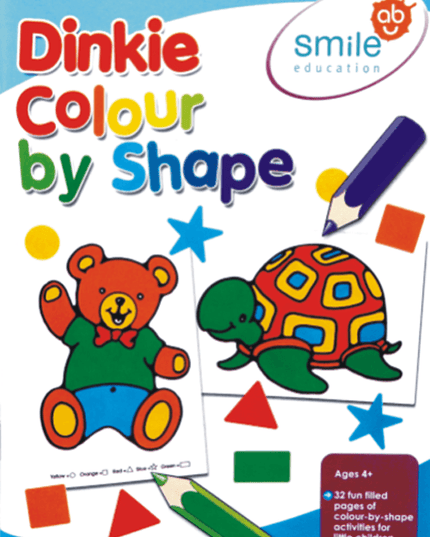 Book - Dinkie Colour by Shape - Edunation South Africa