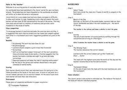 Book Score! Workbook 6