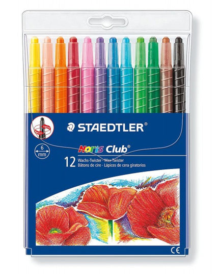 Twisters Staedtler Pencil Crayons - 12's - Retractable