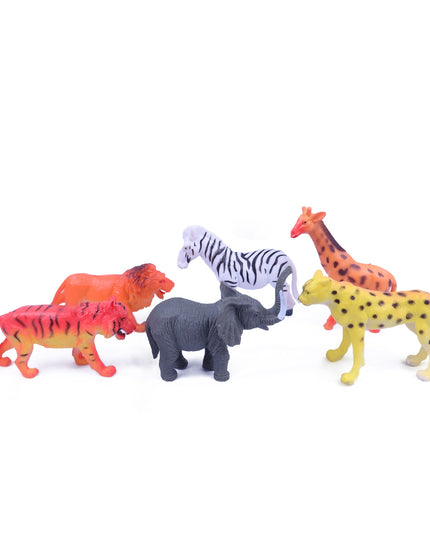 Animals Wild Medium Set of 6