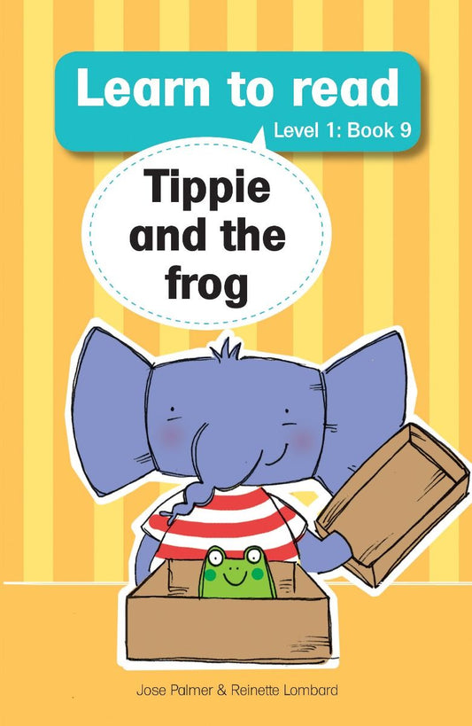 Learn to read with Tippie the Elephant Level 1 Book 9 - Tippie and the frog
