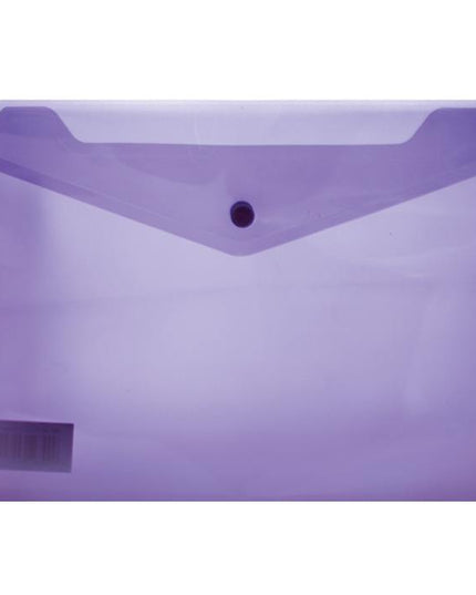 Carry Folder A4 PVC with Stud - Purple