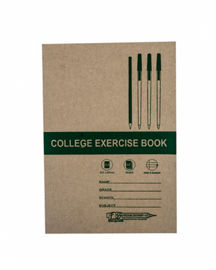 Exercise Book 48p A4 Irish & Margin