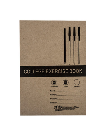 Exercise Book 72p A4 Unruled Croxley