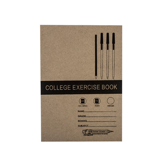 Exercise Book 72p A4 Unruled Croxley