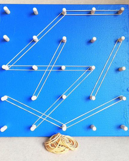 Geoboard Wooden - 25 pegs