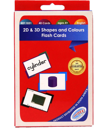 Flash Cards 2D & 3D Shapes and Colours