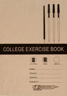 Book College Exercise 72p A4 Unruled - Edunation South Africa