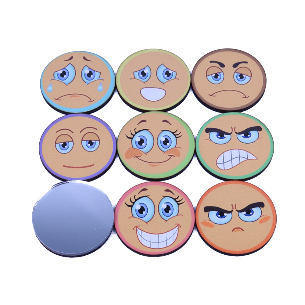 Emotion Buttons Set of 8