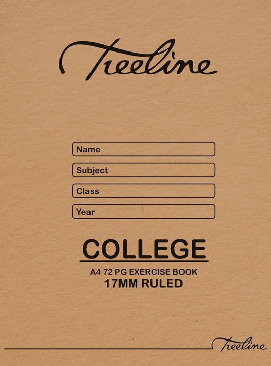 Exercise Book 72p A4 17mm Ruled