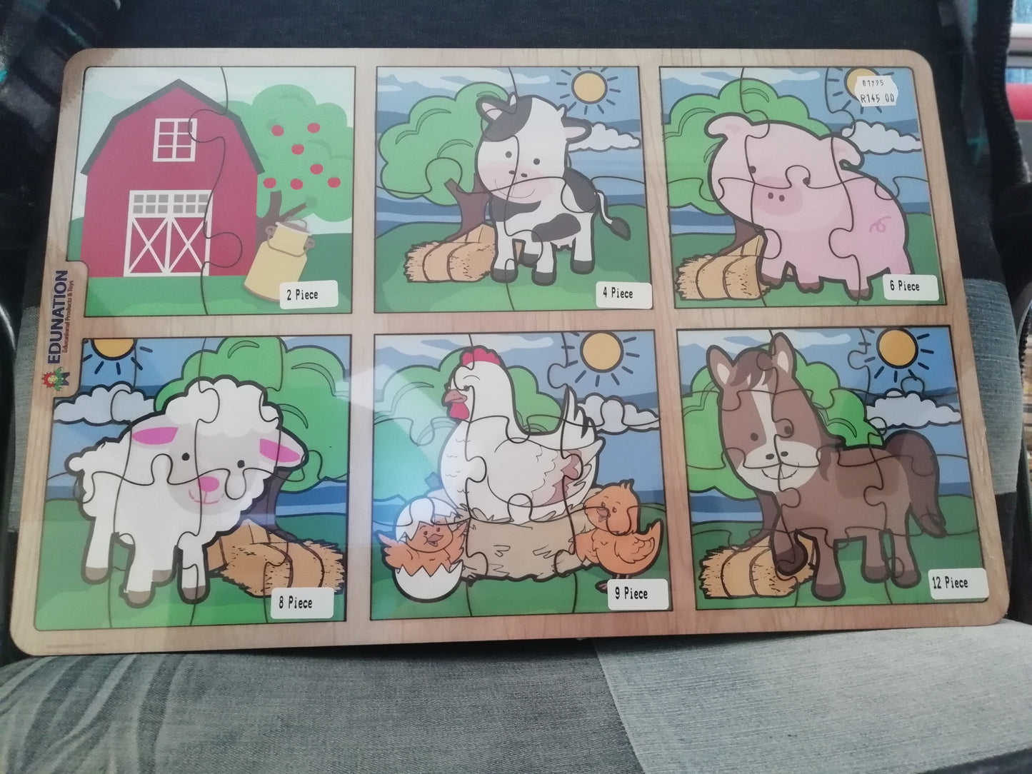 Puzzle Toddler - Farm Combo with 6 puzzles Edunation South Africa A3 Frame Puzzles