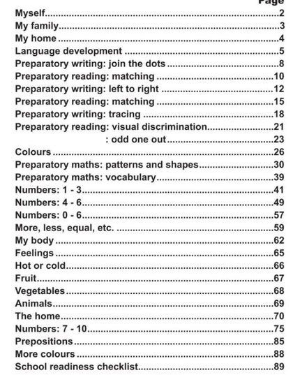 Book Pre School Activity