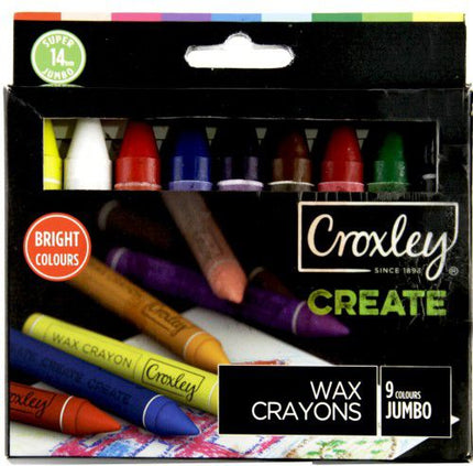 Crayons Wax Jumbo 9's 14mm - Edunation South Africa