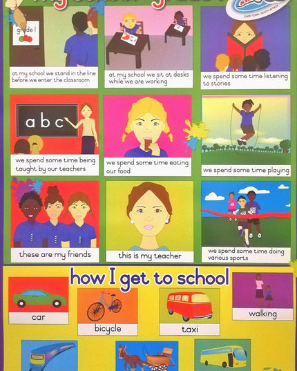 Poster - My School - Grade 1 Edunation South Africa Posters and Charts