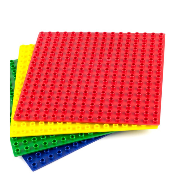 Assorted colours Base Plate Jumbo Blocks 25.5cm Edunation South Africa Construction