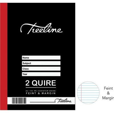 Book Counter 192pg A4 F/M 2 Quire 1