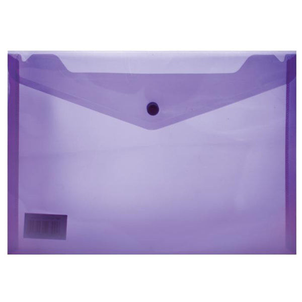 Carry Folder A4 PVC with Stud - Purple 1