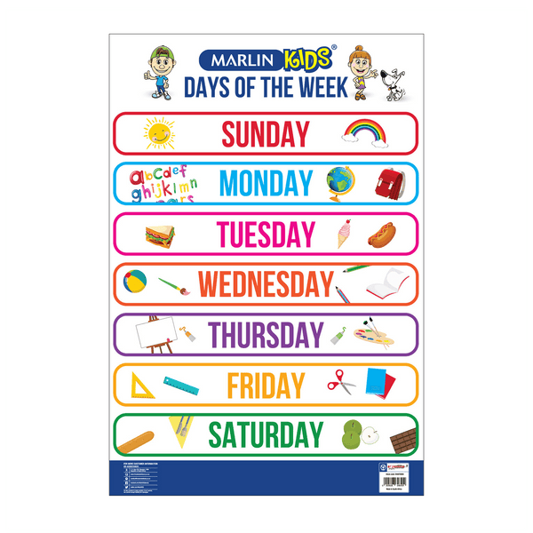 Chart - Days of the week 1