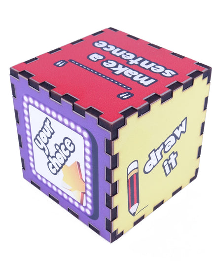 Dice - 65mm Wooden Language