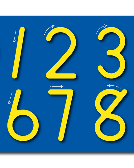 Finger Track Number Board 0-9