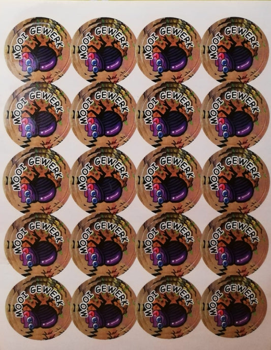Stickers - Mooi Gewerk - Edunation South Africa