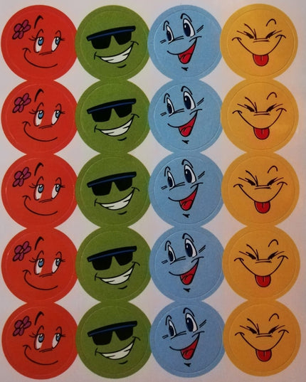 Stickers - Smiling Faces Edunation South Africa Stickers Pictures