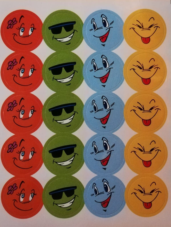 Stickers - Smiling Faces Edunation South Africa Stickers Pictures