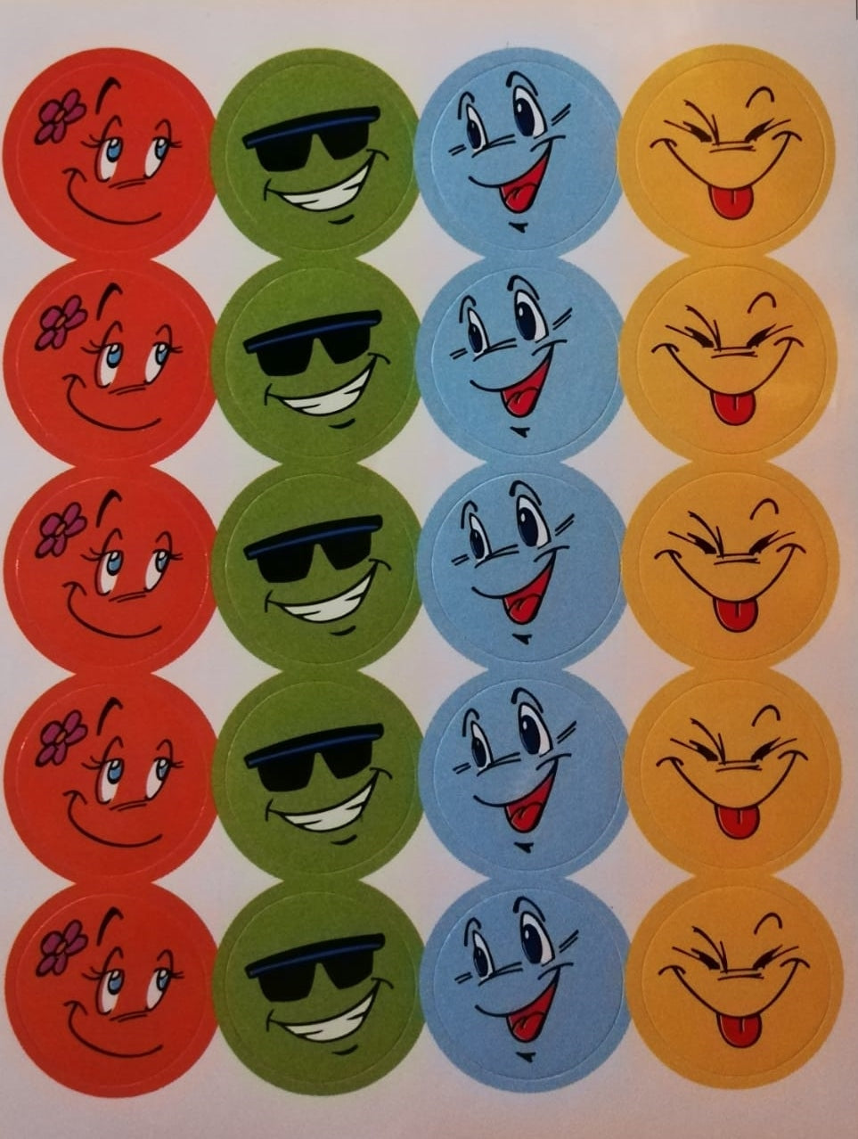 Stickers - Smiling Faces Edunation South Africa Stickers Pictures