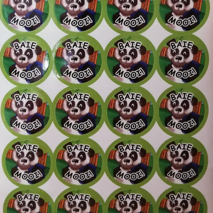Stickers - Baie Mooi Edunation South Africa Stickers Afrikaans