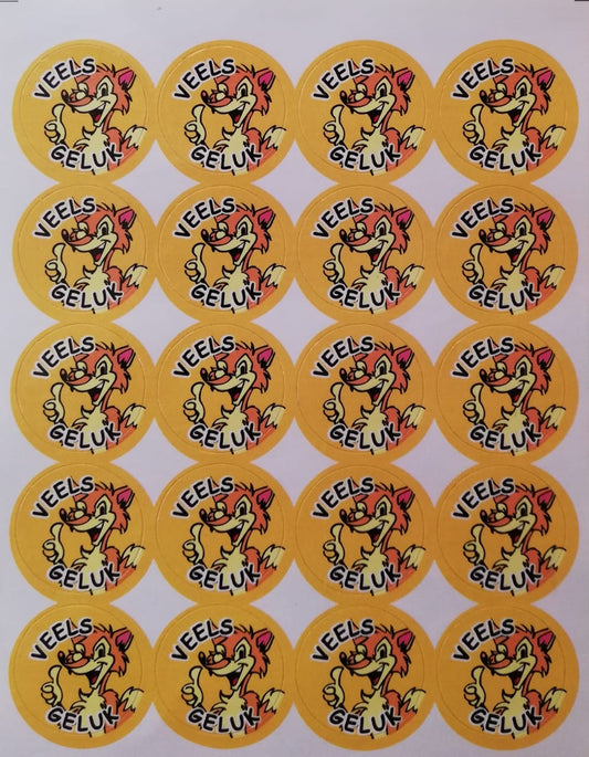 Stickers - Veels Geluk Edunation South Africa Stickers Afrikaans