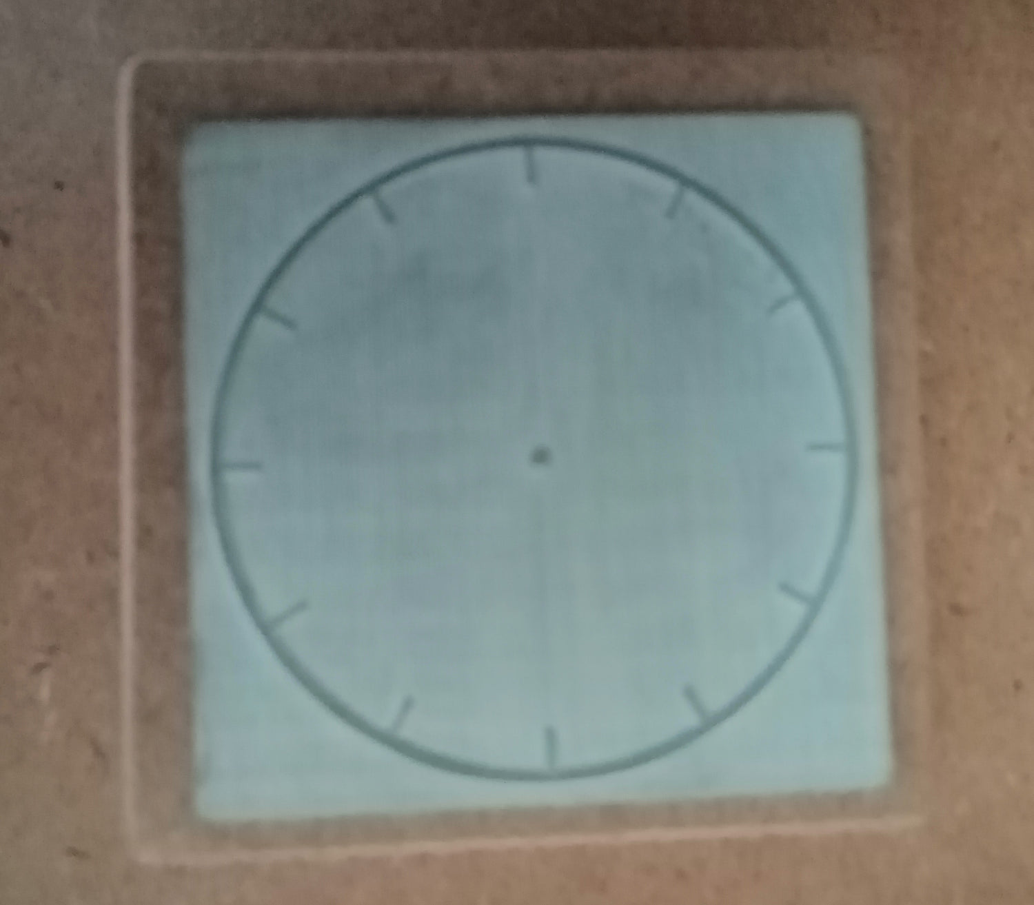 Stamp - Clock Face minutes 8cm - Edunation South Africa