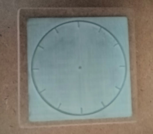 Stamp - Clock Face minutes 8cm - Edunation South Africa