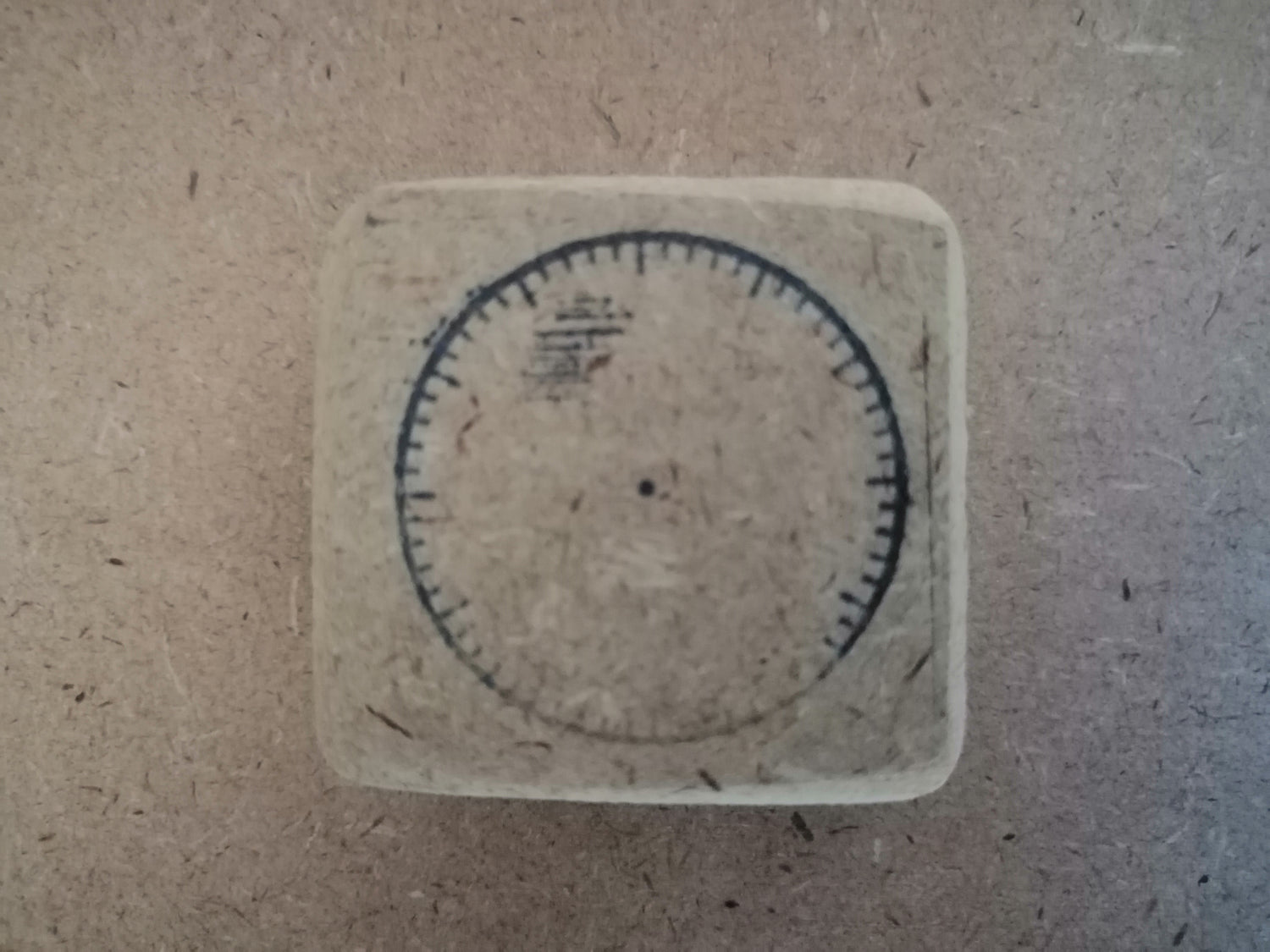 Stamp - Clock Face minutes 8cm - Edunation South Africa